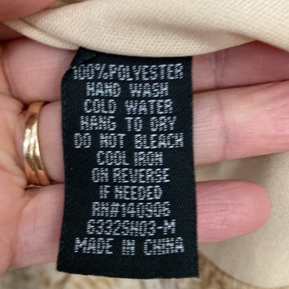 Knapp Studio Large Camel color Soft Fluffy Long Coat snap front, pockets, GUC - Picture 3 of 4